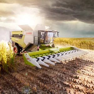 Outback Toys Combines & Harvesters<1/32 Claas Lexion 8900 TT MY23 Combine w/ Corio 1275 C Conspeed Corn Head