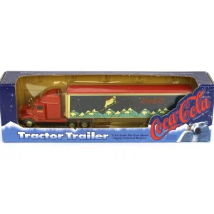 Manufacturer_ERTL Box Trucks & Trailers<1/64 Coca-Cola Tractor Trailer