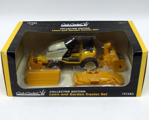 Manufacturer_ERTL Lawn & Garden<1/16 Collector Edition Cub Cadet Lawn and Garden Tractor Set by ERTL