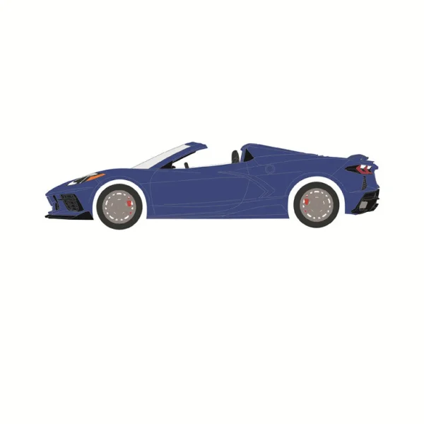 Manufacturer_Greenlight Collectibles Cars & Suvs<1/64 2021 Corvette Stingray Convertible, Elkhart Lake Blue, GreenLight Muscle Series 30