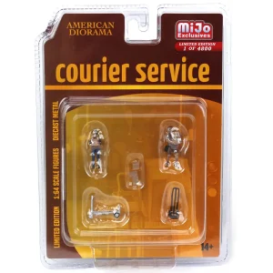 Outback Toys Vehicle Accessories<1/64 Courier Service Figure Set, Mijo Exclusive