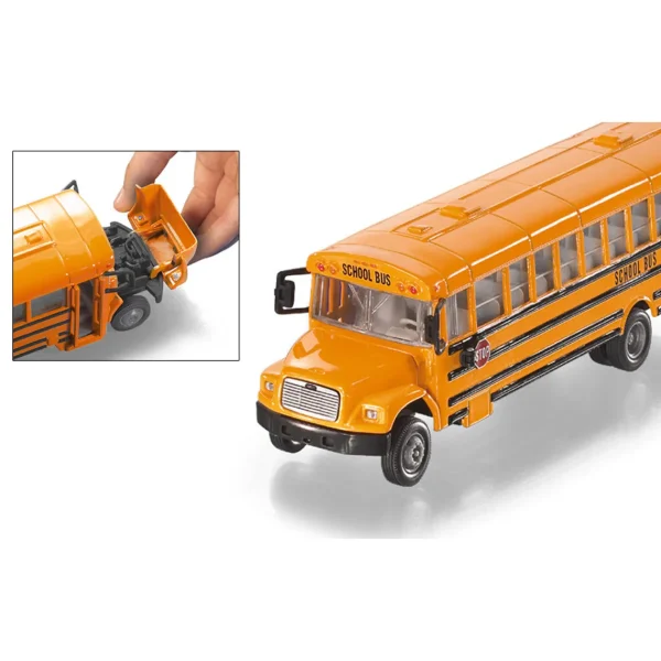 Manufacturer_SIKU Tow & Straight Trucks<1/55 Die-cast USA School Bus
