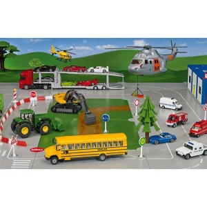 Manufacturer_SIKU Tow & Straight Trucks<1/55 Die-cast USA School Bus