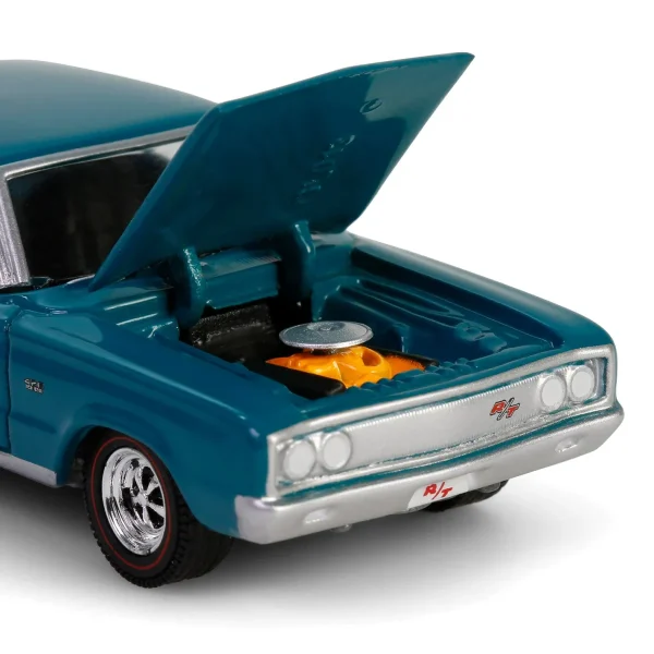 Manufacturer_Greenlight Collectibles Cars & Suvs<1/64 1967 Dodge Coronet R/T Hemi 60th Anniversary, Medium Turquoise, Anniversary Collection Series 17