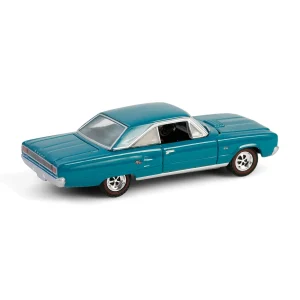 Manufacturer_Greenlight Collectibles Cars & Suvs<1/64 1967 Dodge Coronet R/T Hemi 60th Anniversary, Medium Turquoise, Anniversary Collection Series 17