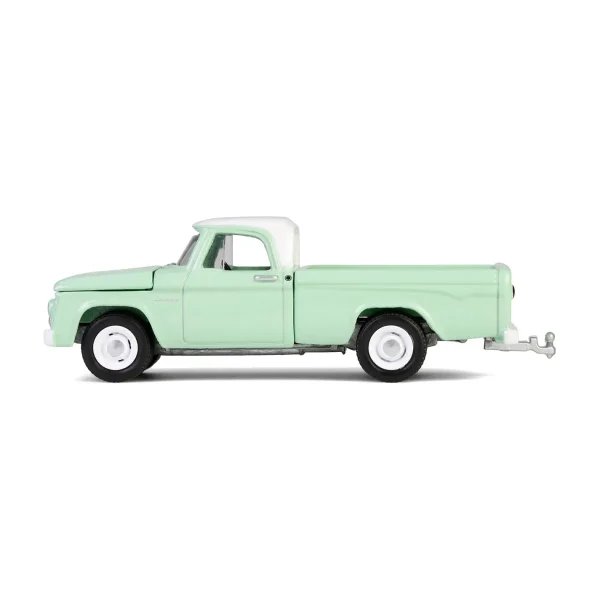 Manufacturer_Greenlight Collectibles Pickup Trucks<1/64 1964 Dodge D-200 Sweptline, Turf Green & White, Down on the Farm Series 10