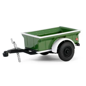 Manufacturer_Greenlight Collectibles Pickup Trucks<1/64 1950 Dodge Power Wagon with 1/4 Ton Cargo Trailer, Green & White, Hitch & Tow Series 32
