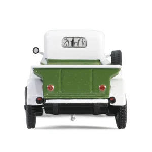 Manufacturer_Greenlight Collectibles Pickup Trucks<1/64 1950 Dodge Power Wagon with 1/4 Ton Cargo Trailer, Green & White, Hitch & Tow Series 32