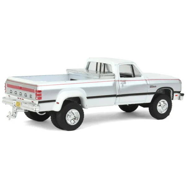 Manufacturer_Greenlight Collectibles Pickup Trucks<1/64 1993 Dodge Ram 350 Cummins Dually, White, LP Diecast Exclusive