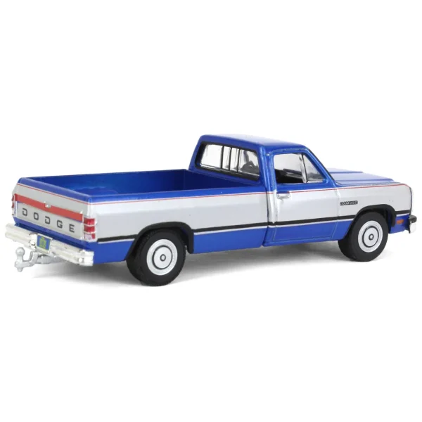 Manufacturer_Greenlight Collectibles Pickup Trucks<1/64 1992 Dodge Ram 1st Generation, Blue & Silver, Outback Toys Exclusive
