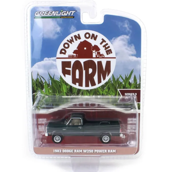 Manufacturer_Greenlight Collectibles Pickup Trucks<1/64 1982 Dodge Ram W250 Power Ram, Down on the Farm Series 9