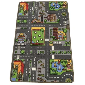 Outback Toys Preschool Playroom<Double-Sided Farm & Street Play Carpet, 32in x 47in