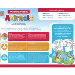 Outback Toys Games & Puzzles<Educational Matching - Animals Jigsaw Puzzles