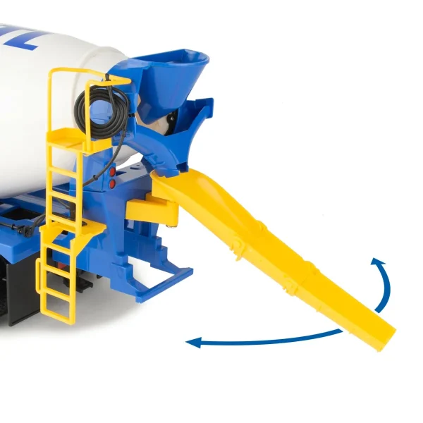 Manufacturer_ERTL Tow & Straight Trucks<1/16 ERTL Big Farm Yellow & Blue Peterbilt Model 367 Cement Mixer
