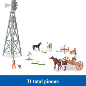 Manufacturer_ERTL Ertl Farm Sets<1/64 ERTL Farm Country Round Gable Barn Set
