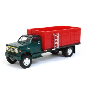 Manufacturer_Greenlight Collectibles Dump Trucks<1/64 Exclusive Limited 1984 Chevy C-60 Grain Truck with Green Cab