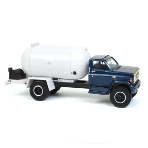 Manufacturer_Greenlight Collectibles Tanker Trucks<1/64 Exclusive Limited 1984 Chevy C-60 Propane Truck with Blue Cab