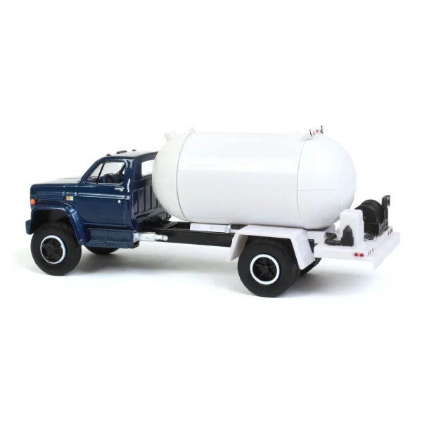 Manufacturer_Greenlight Collectibles Tanker Trucks<1/64 Exclusive Limited 1984 Chevy C-60 Propane Truck with Blue Cab