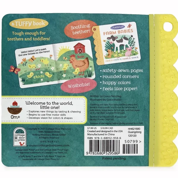 Outback Toys Books, Calendars & Dvds<Farm Babies Tuffy Durable Book