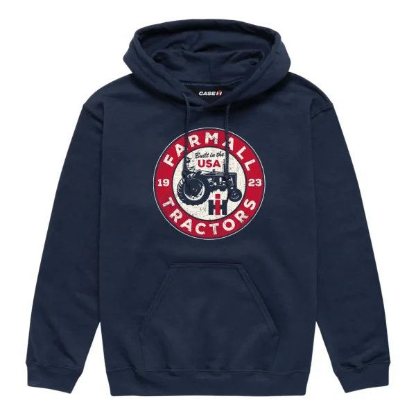 Outback Toys Ih Farmall<Farmall Antique Sign Navy Blue Hooded Sweatshirt