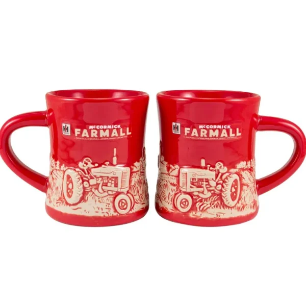 Outback Toys Kitchen<Farmall M Raised-Relief 12oz Red Mug