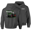 Outback Toys Agco, Allis, Massey & More<Fendt 1050 Tractor Charcoal Grey Hooded Sweatshirt