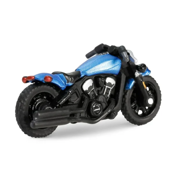 Manufacturer_Greenlight Collectibles Cars & Suvs<1/64 2021 Ford Bronco Black Diamond with Utility Trailer & Motorcycle, Velocity Blue, Hitch & Tow Series 32