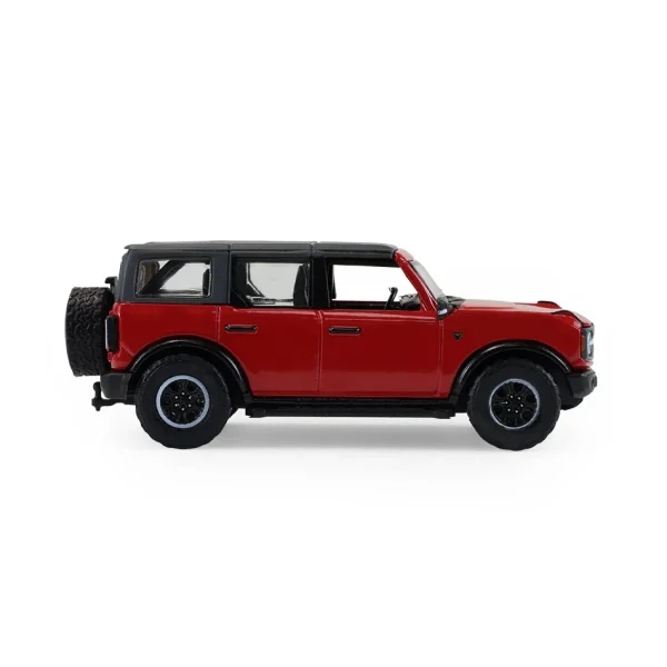 Manufacturer_Greenlight Collectibles Cars & Suvs<1/64 2024 Ford Bronco 4-Door Badlands, Hot Pepper Red Metallic, Showroom Floor Series 7