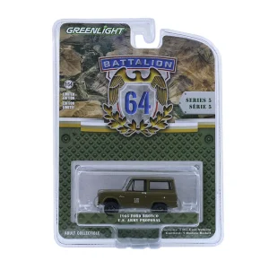 Manufacturer_Greenlight Collectibles Cars & Suvs<1/64 1966 Ford Bronco, U.S. Army Proposal, Battalion 64 Series 5