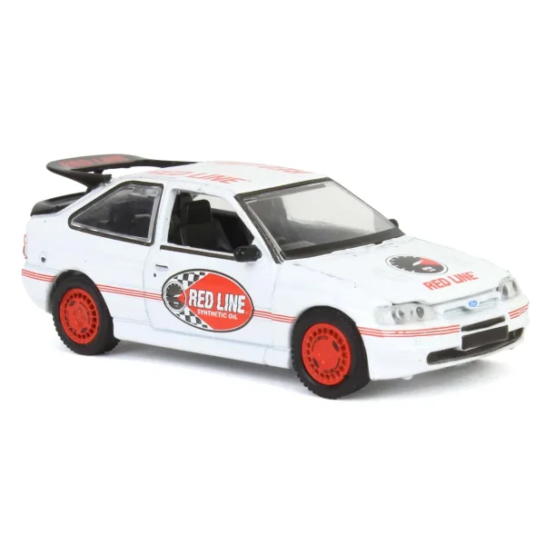 Manufacturer_Greenlight Collectibles Cars & Suvs<1/64 1995 Ford Escort RS Cosworth, Red Line Synthetic Oil, Running on Empty Series 14