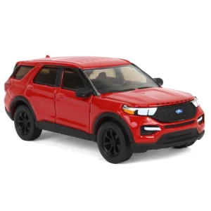 Manufacturer_Greenlight Collectibles Cars & Suvs<1/64 2023 Ford Explorer ST, Iridescent Rapid Red, Showroom Floor Series 4