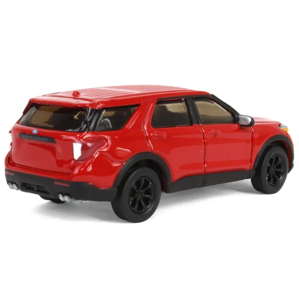 Manufacturer_Greenlight Collectibles Cars & Suvs<1/64 2023 Ford Explorer ST, Iridescent Rapid Red, Showroom Floor Series 4