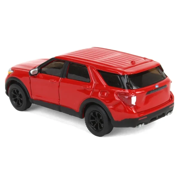 Manufacturer_Greenlight Collectibles Cars & Suvs<1/64 2023 Ford Explorer ST, Iridescent Rapid Red, Showroom Floor Series 4