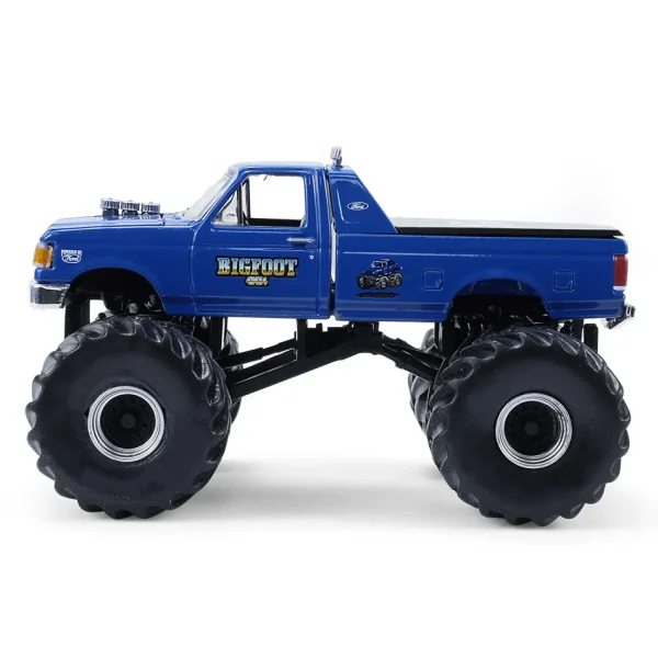Manufacturer_Greenlight Collectibles Cars & Suvs | Pickup Trucks<1/64 1990 Ford F-350, Bigfoot #4, Kings of Crunch Series 16