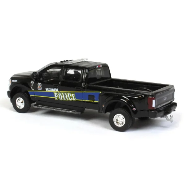 Manufacturer_Greenlight Collectibles Emergency Vehicles | Pickup Trucks<1/64 2019 Ford F-350 Dually, Baltimore Police, Dually Drivers Series 5