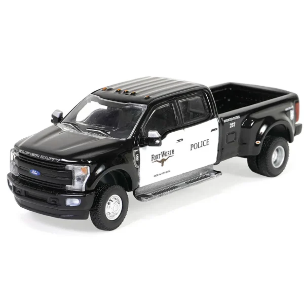 Manufacturer_Greenlight Collectibles Emergency Vehicles<1/64 2019 Ford F-350 Dually, Fort Worth Police Department Mounted Patrol, Dually Drivers Series 14