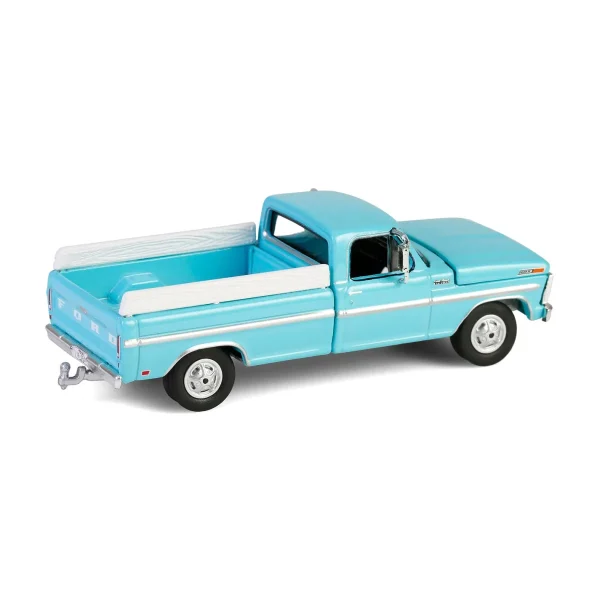 Manufacturer_Greenlight Collectibles Pickup Trucks<1/64 1969 Ford F-250 Farm & Ranch Special, Reef Aqua, Down on the Farm Series 10