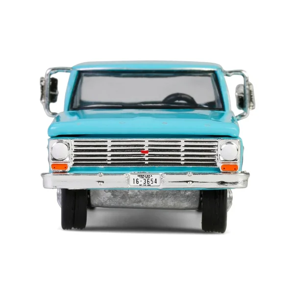 Manufacturer_Greenlight Collectibles Pickup Trucks<1/64 1969 Ford F-250 Farm & Ranch Special, Reef Aqua, Down on the Farm Series 10