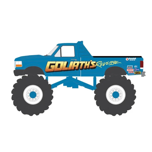Manufacturer_Greenlight Collectibles Cars & Suvs | Pickup Trucks<1/64 1992 Ford F-250, Goliath's Revenge, Kings of Crunch Series 15