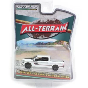 Manufacturer_Greenlight Collectibles Pickup Trucks<1/64 2018 Ford F-150 Lariat FX4 Special Edition, White, All-Terrain Series 14