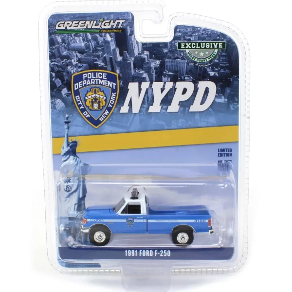 Manufacturer_Greenlight Collectibles Emergency Vehicles<1/64 1991 Ford F-250, NYPD Emergency Services, Hobby Exclusive
