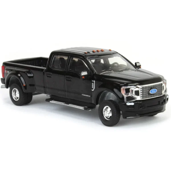 Manufacturer_Greenlight Collectibles Pickup Trucks<1/64 2022 Ford F-350 Platinum, Metallic Black, Surplus Goodies Exclusive