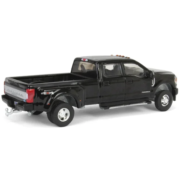 Manufacturer_Greenlight Collectibles Pickup Trucks<1/64 2022 Ford F-350 Platinum, Metallic Black, Surplus Goodies Exclusive