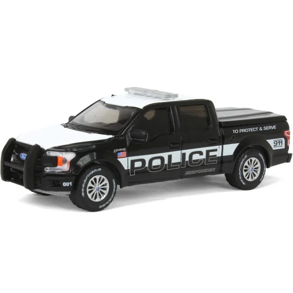 Manufacturer_Greenlight Collectibles Emergency Vehicles<1/64 2018 Ford F-150 Police Responder, To Protect & Serve, Hobby Exclusive
