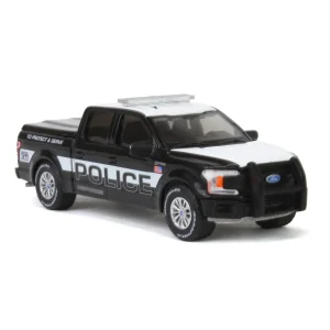 Manufacturer_Greenlight Collectibles Emergency Vehicles<1/64 2018 Ford F-150 Police Responder, To Protect & Serve, Hobby Exclusive