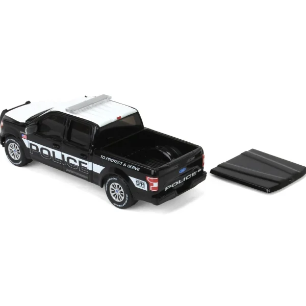 Manufacturer_Greenlight Collectibles Emergency Vehicles<1/64 2018 Ford F-150 Police Responder, To Protect & Serve, Hobby Exclusive