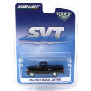 Manufacturer_Greenlight Collectibles Pickup Trucks<1/64 1994 Ford F-150 SVT Lightning with Tonneau Bed Cover, Black, Hobby Exclusive