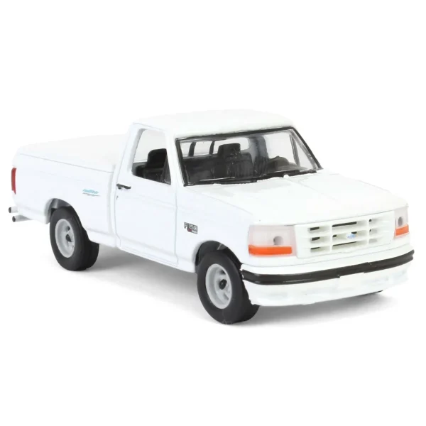 Manufacturer_Greenlight Collectibles Pickup Trucks<1/64 1994 Ford F-150 SVT Lightning with Tonneau Bed Cover, White, Hobby Exclusive