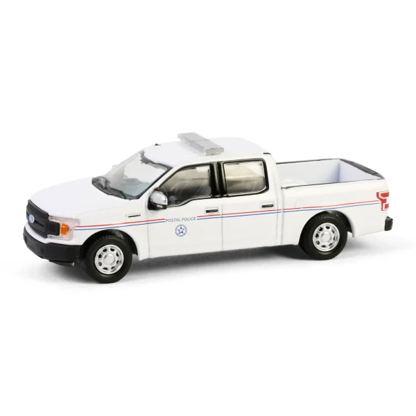 Manufacturer_Greenlight Collectibles Cars & Suvs | Emergency Vehicles<1/64 2020 Ford F-150 XL, United States Postal Service (USPS) Postal Police, Hobby Exclusive