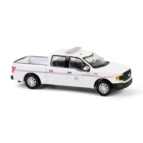 Manufacturer_Greenlight Collectibles Cars & Suvs | Emergency Vehicles<1/64 2020 Ford F-150 XL, United States Postal Service (USPS) Postal Police, Hobby Exclusive